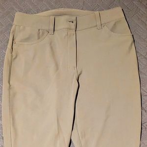 Lululemon olive green comfort flex pants